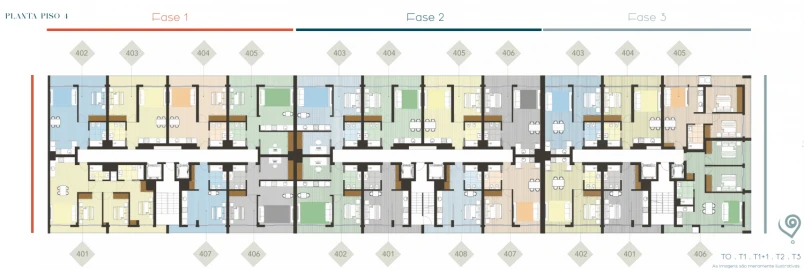 Apartamento T1 para Venda em Aguas Santas