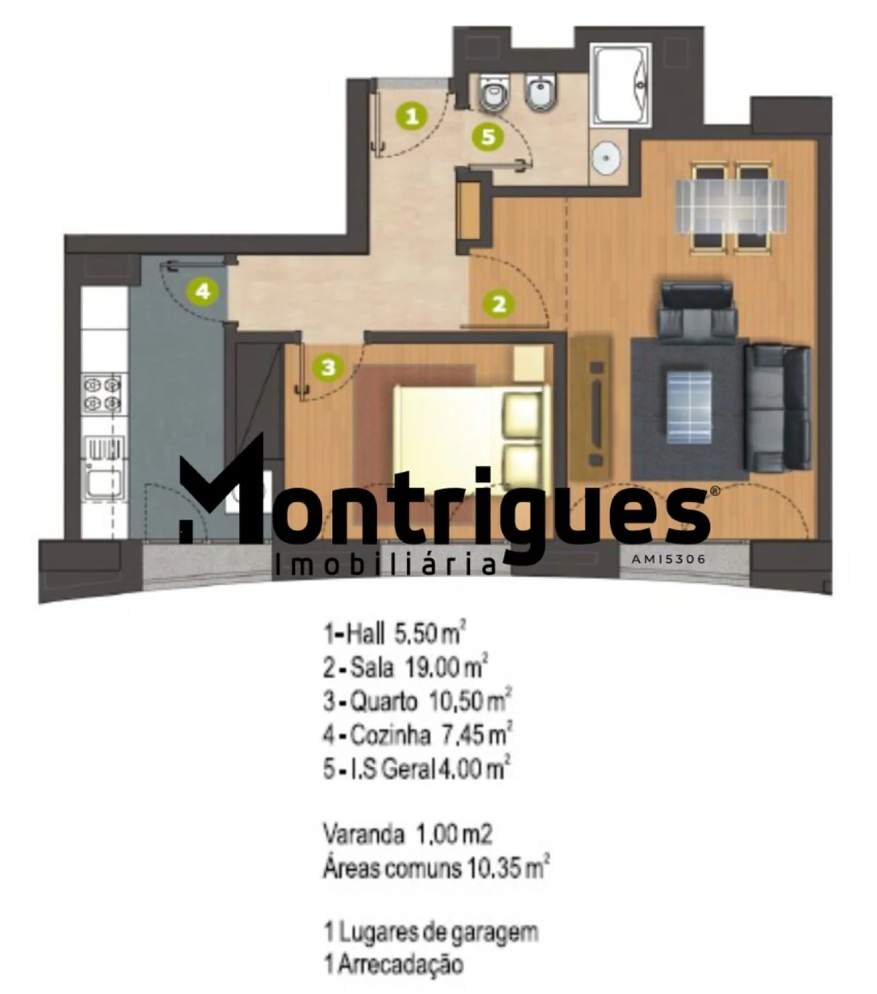 Apartamento T1 para Venda em Parque das Nações Foto 25