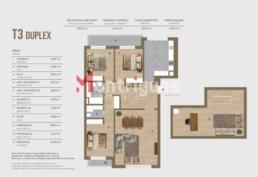 Apartamento T3 para Venda em Montijo e Afonsoeiro Foto 16