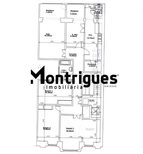 Apartamento T4 para Arrendamento em Avenidas Novas