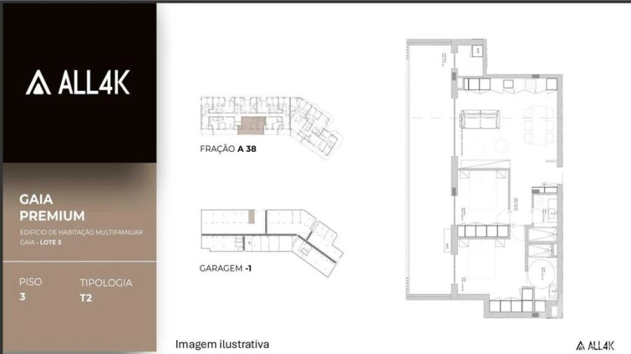 Apartamento T2 para Venda em Oliveira do Douro Foto 8
