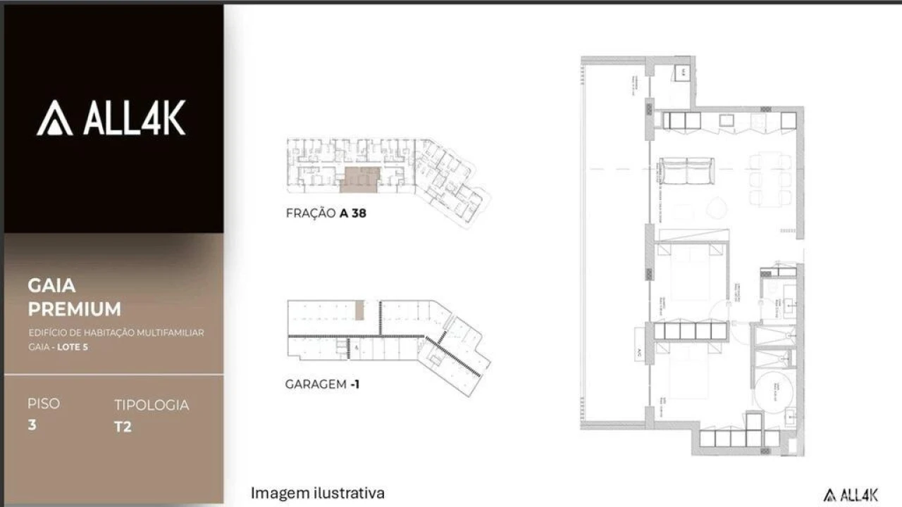 Apartamento T2 para Venda em Oliveira do Douro Foto 8
