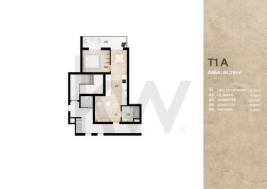 Apartamento T1 para Venda em Machico