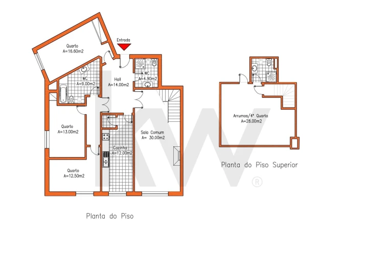 Apartamento T3 para Venda em Agualva e Mira-Sintra Planta 1