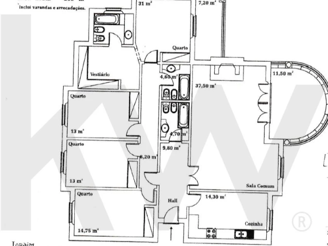 Apartamento T4 para Arrendamento em Alcabideche Foto 32