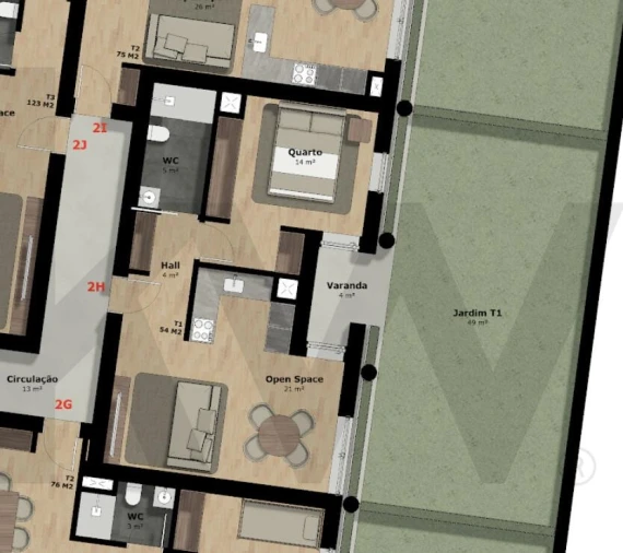 Apartamento T1 para Venda em Rio Tinto Foto 11