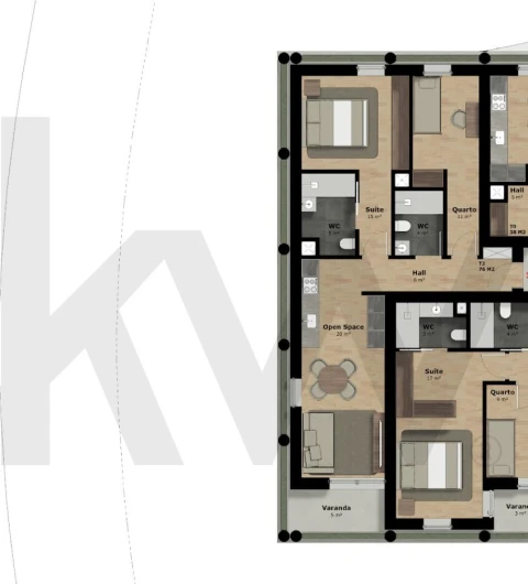 Apartamento T2 para Venda em Rio Tinto