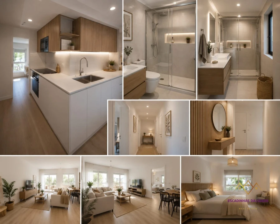 Apartamento T1 para Venda em Carcavelos e Parede Foto 8