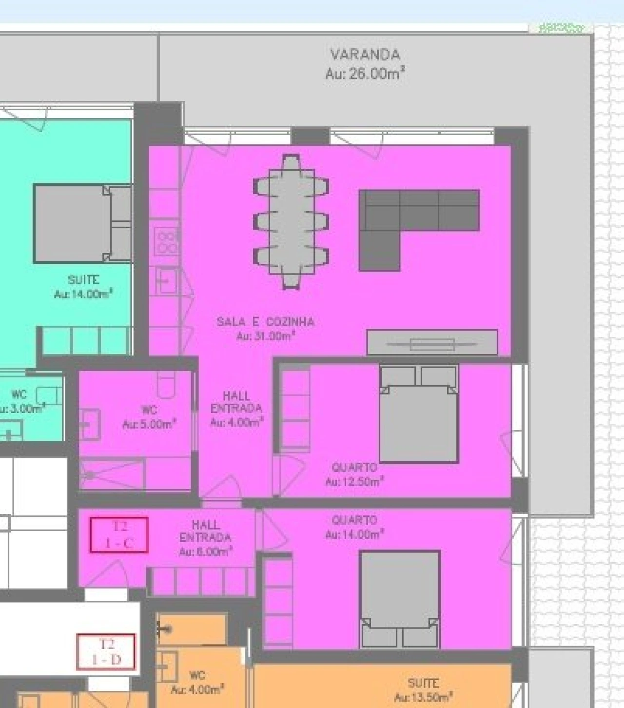 Apartamento T2 para Venda em Mafra Foto 19