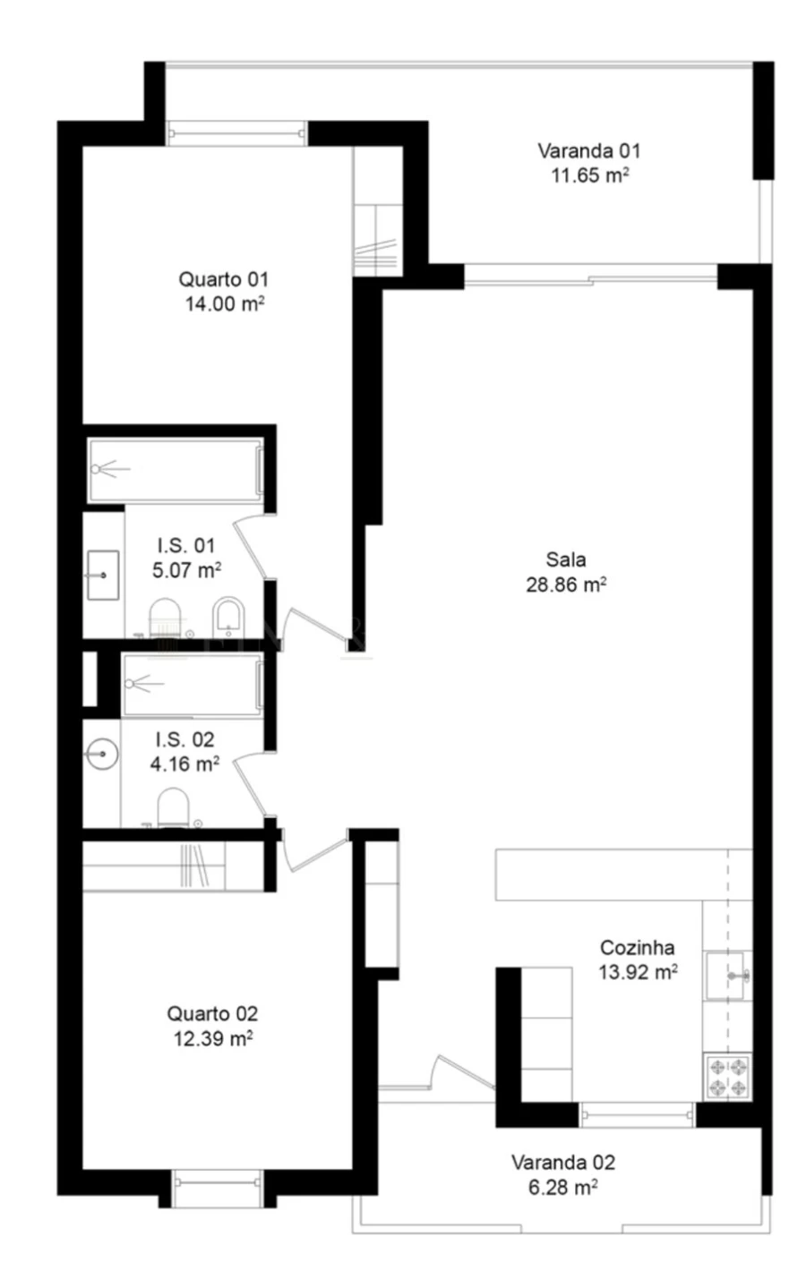 Apartamento T2 para Venda em Lagoa e Carvoeiro Foto 34