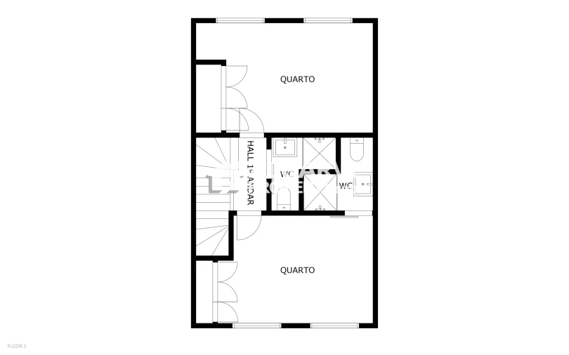 Moradia T2 para Venda em Quarteira Planta 2