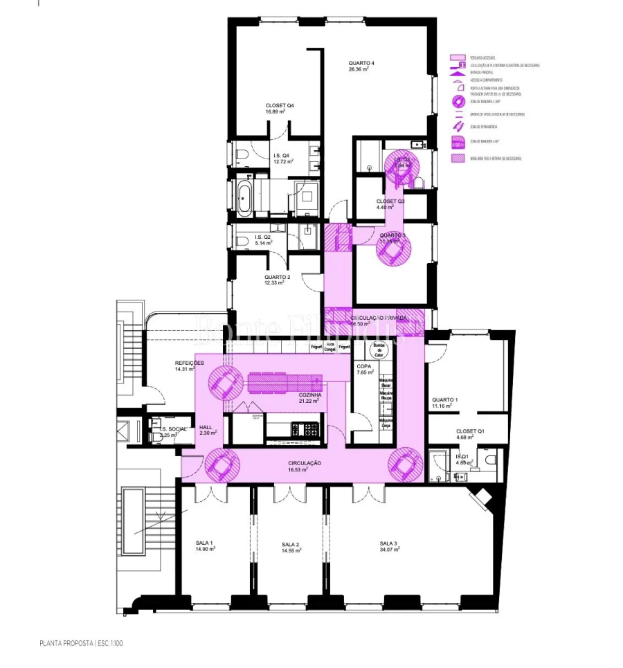 Apartamento T4 para Venda em Arroios Planta 1