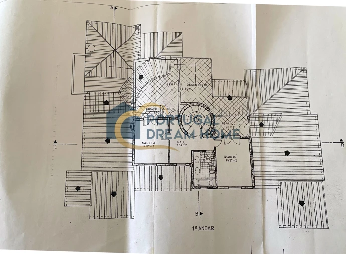 Moradia T5 para Venda em Ferreiras Planta 1