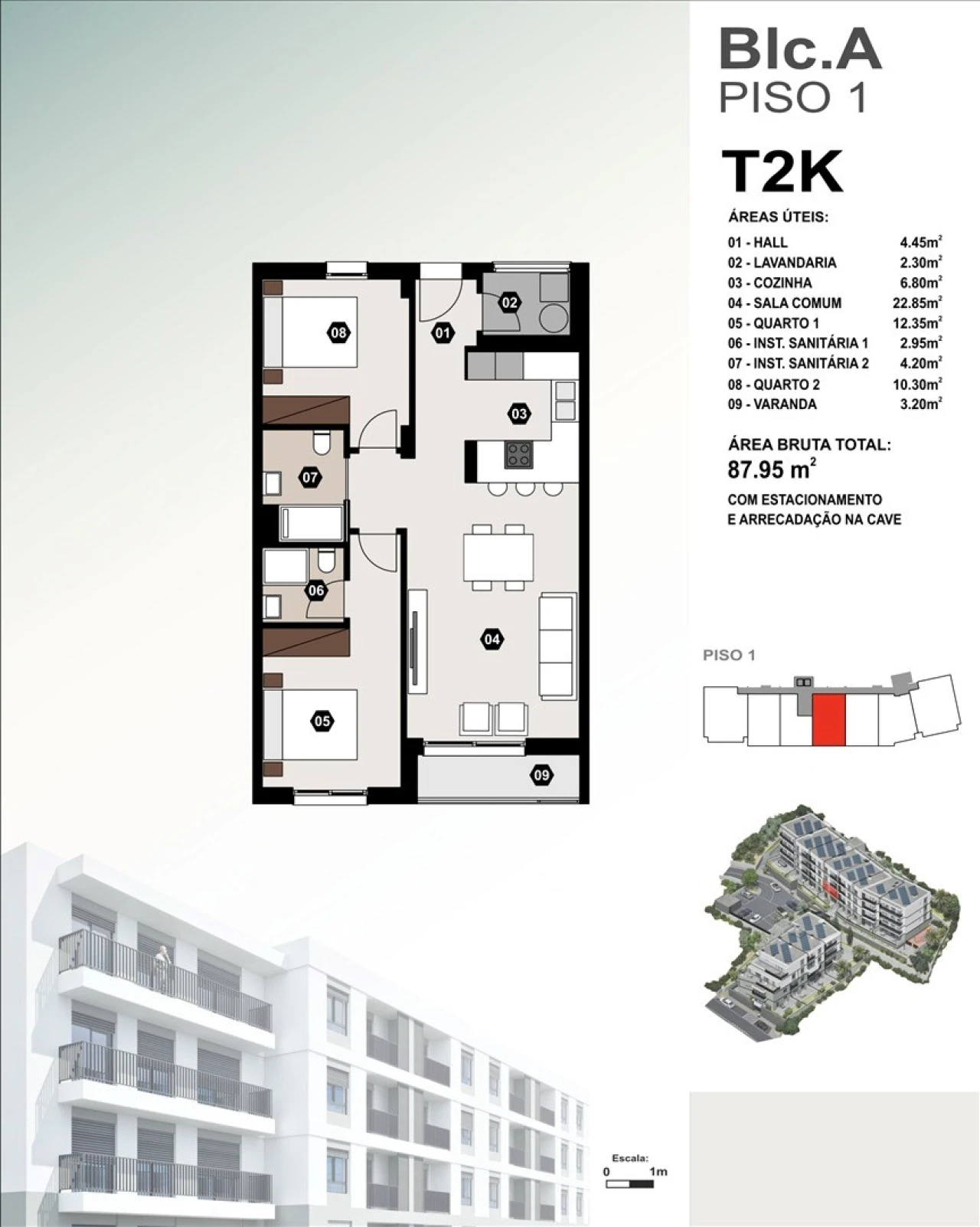 Apartamento T2 para Venda em Caniço Foto 21