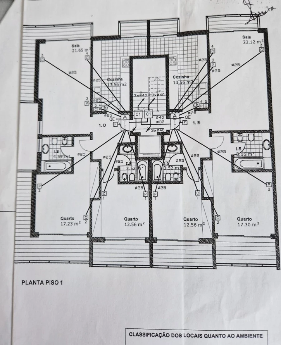 Apartamento T2 para Arrendamento em Cascais e Estoril Planta 1