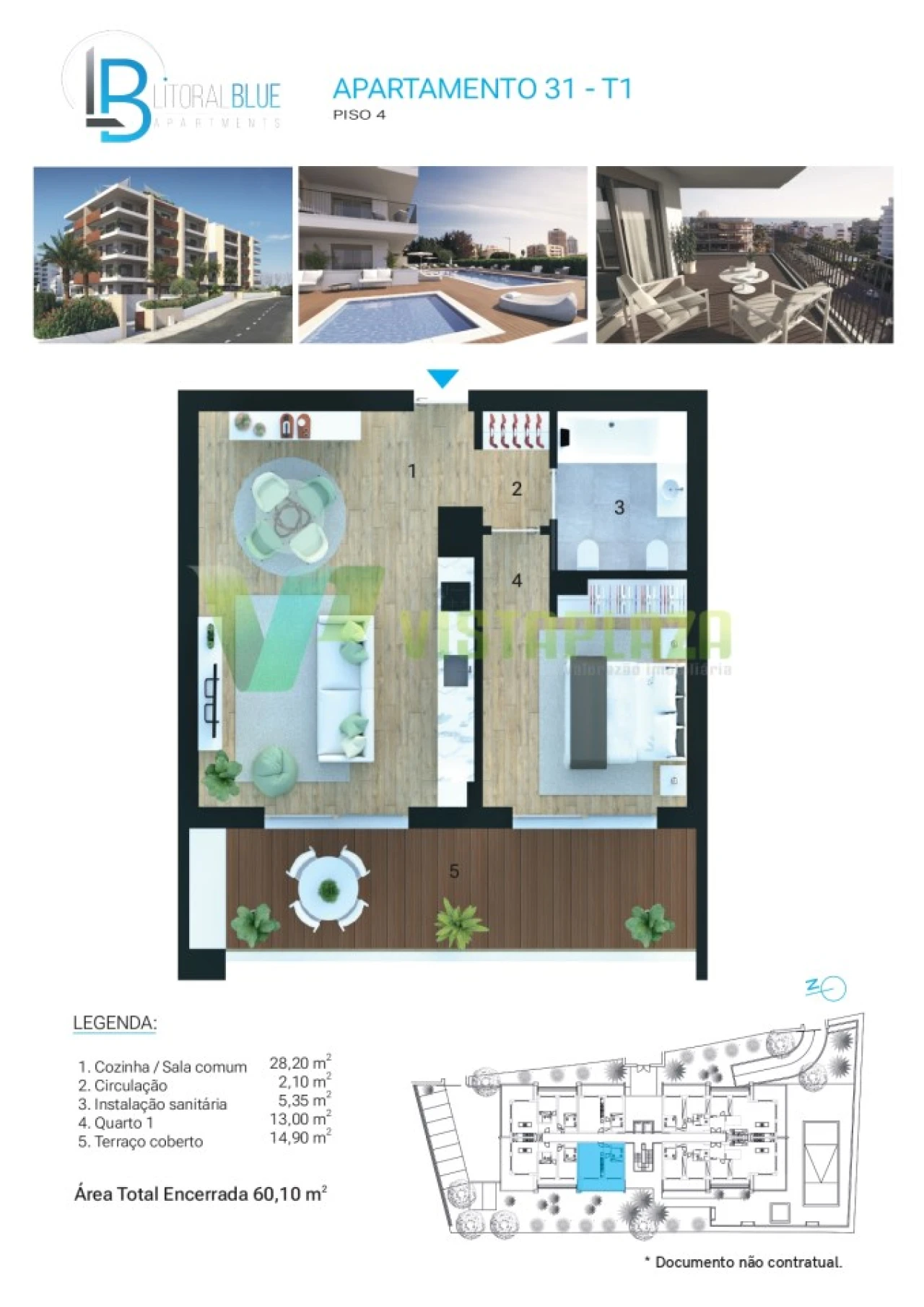 Apartamento T1 para Venda em Portimão Foto 25