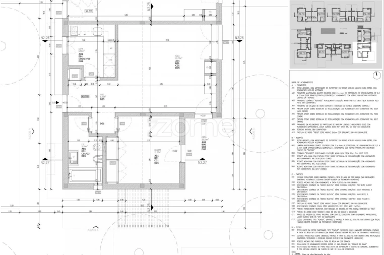 Apartamento T1 para Venda em São Teotónio Planta 1