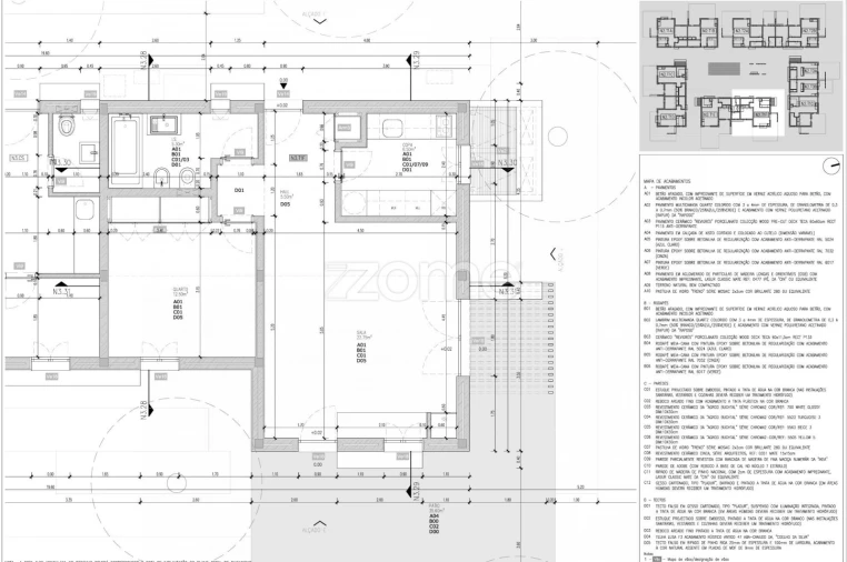 Apartamento T1 para Venda em São Teotónio Planta 1