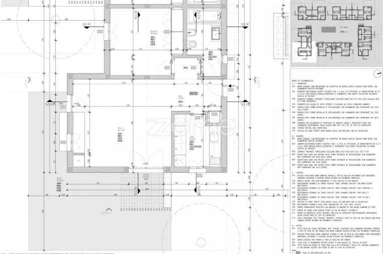 Apartamento T1 para Venda em São Teotónio Planta 1