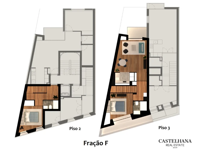 Apartamento T2 para Venda em Lordelo do Ouro e Massarelos Planta 1