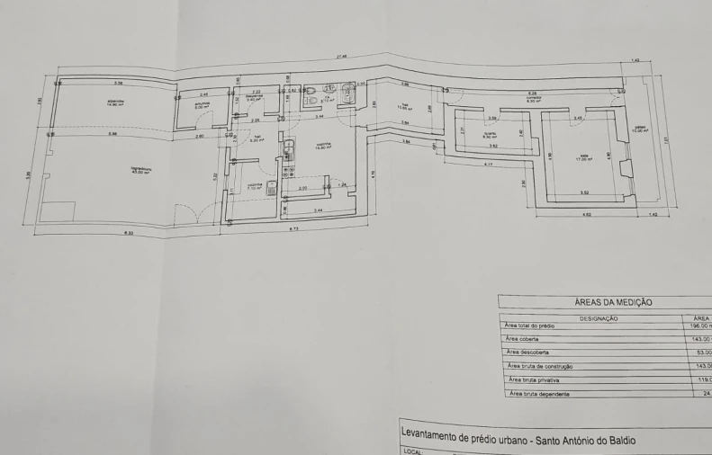 Moradia T2 para Venda em Corval Planta 1