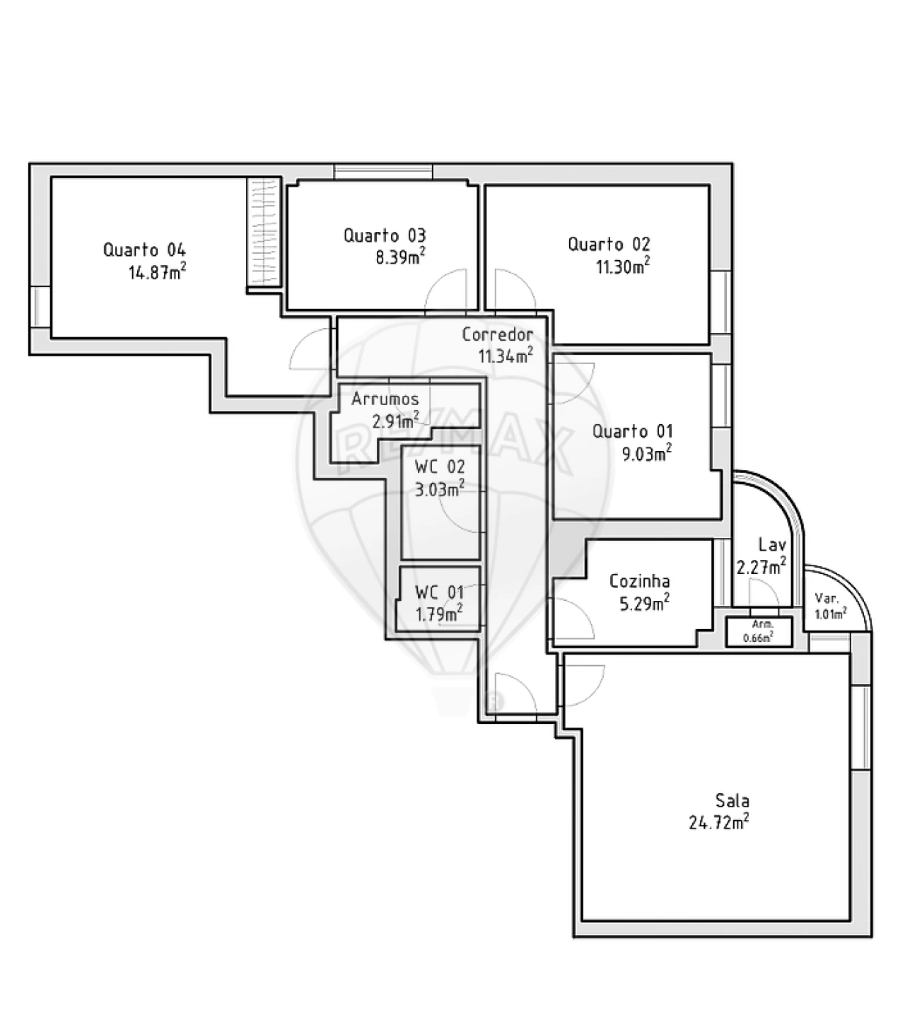 Apartamento T4 para Venda em Paranhos Foto 7