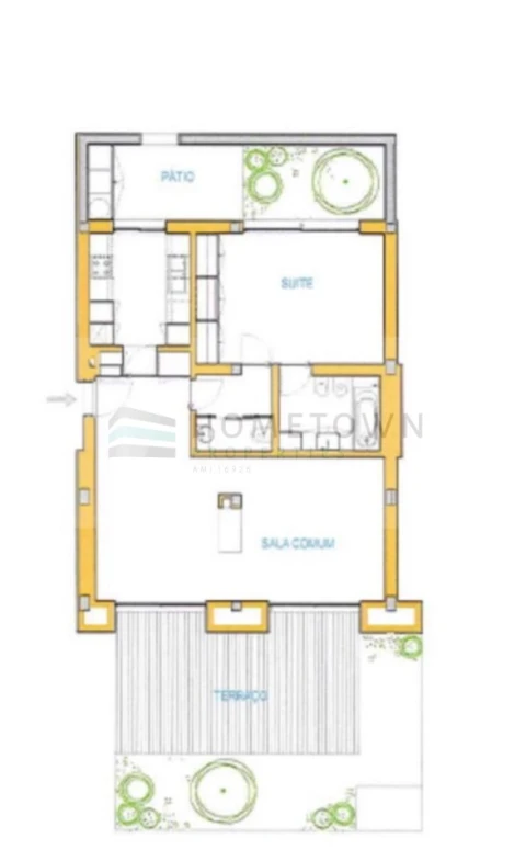 Apartamento T1 para Venda em Quarteira