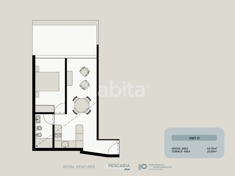 Apartamento T1 para Venda em Santa Marinha e São Pedro da Afurada Foto 9