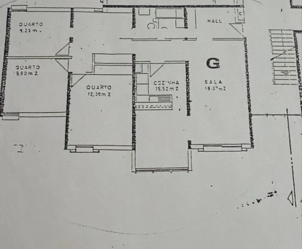 Apartamento T3 para Arrendamento em Lumiar Planta 1