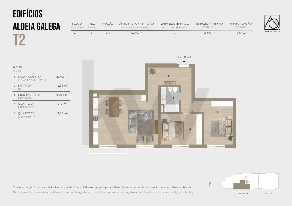 Apartamento T2 para Venda em Montijo e Afonsoeiro Foto 22