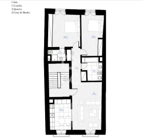 Apartamento T2 para Arrendamento em Sé Nova, Santa Cruz, Almedina e São Bartolomeu