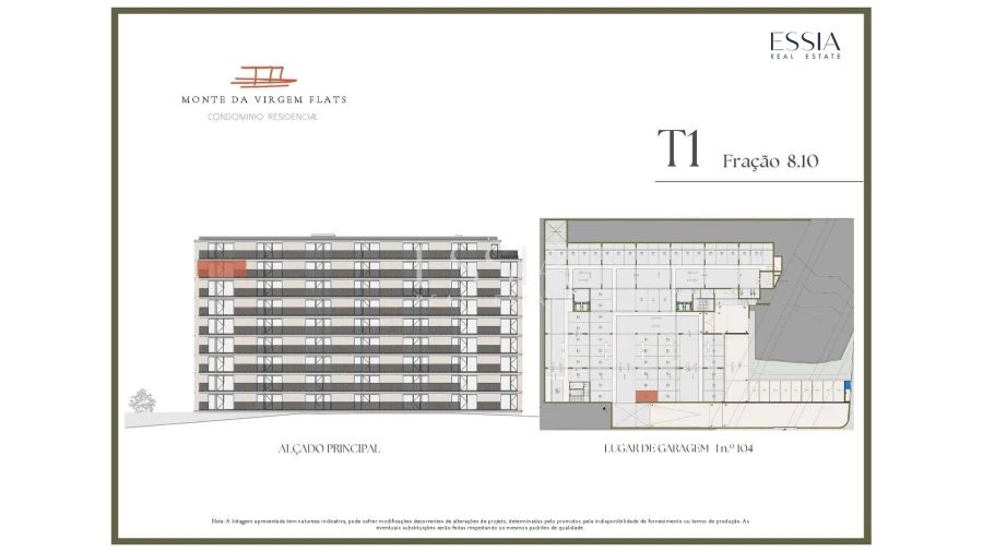 Apartamento T1 para Venda em Vilar de Andorinho Planta 2