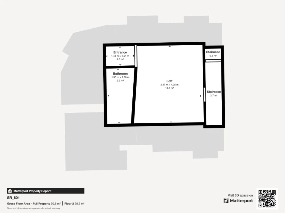 Apartamento T2 para Venda em Santa Maria e São Miguel, São Martinho, São Pedro Penaferrim Planta 2
