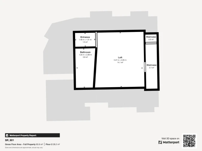 Apartamento T2 para Venda em Santa Maria e São Miguel, São Martinho, São Pedro Penaferrim Planta 2