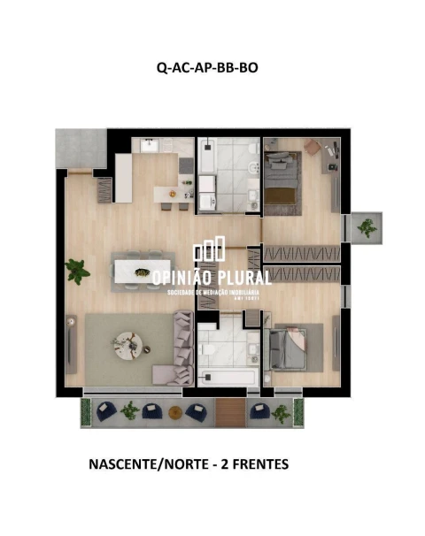 Apartamento T2 para Venda em Avintes