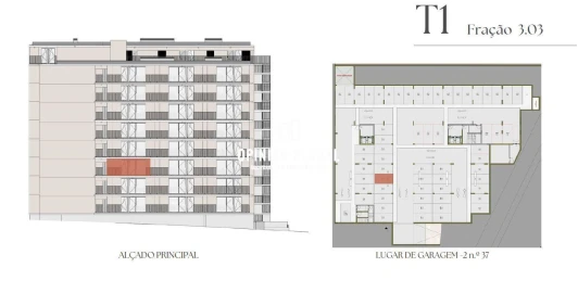 Apartamento T1 para Venda em Vilar de Andorinho