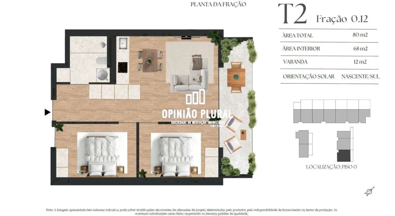 Apartamento T2 para Venda em Vilar de Andorinho Foto 8