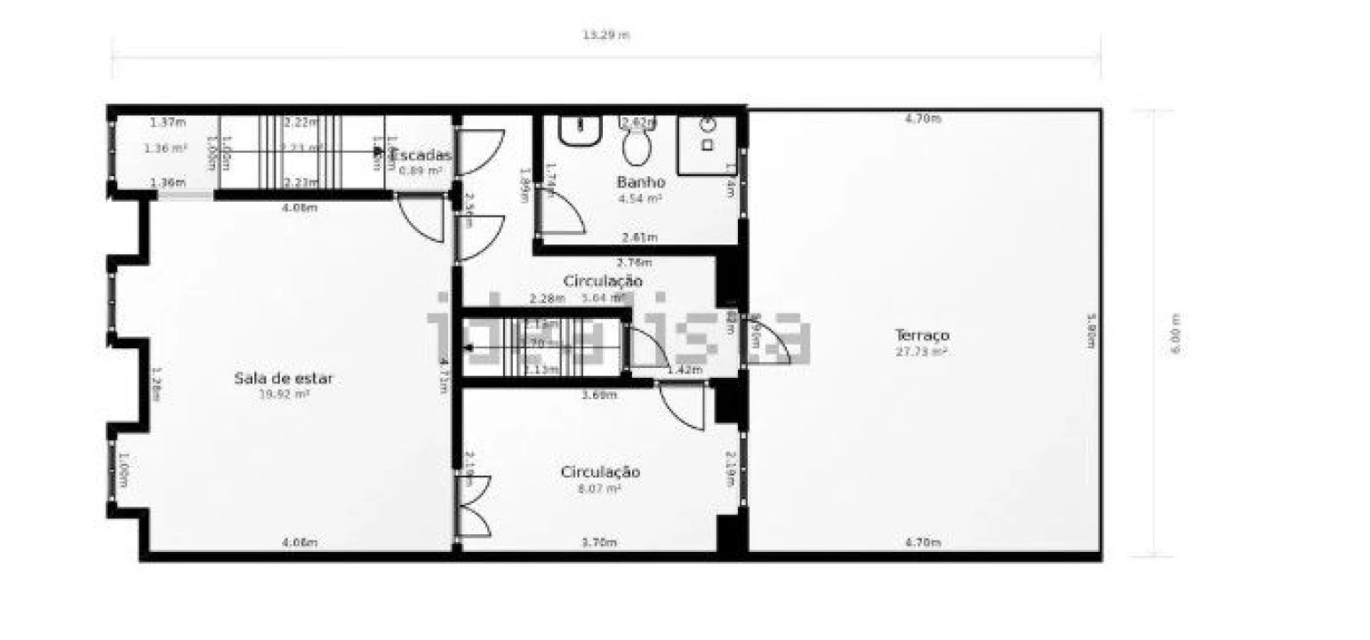 Moradia T4 para Arrendamento em Estrela Planta 2
