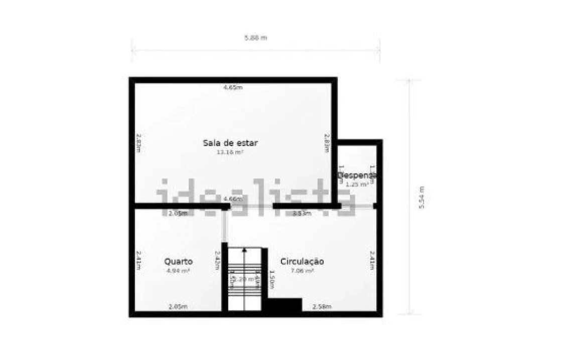 Moradia T4 para Arrendamento em Estrela Planta 3