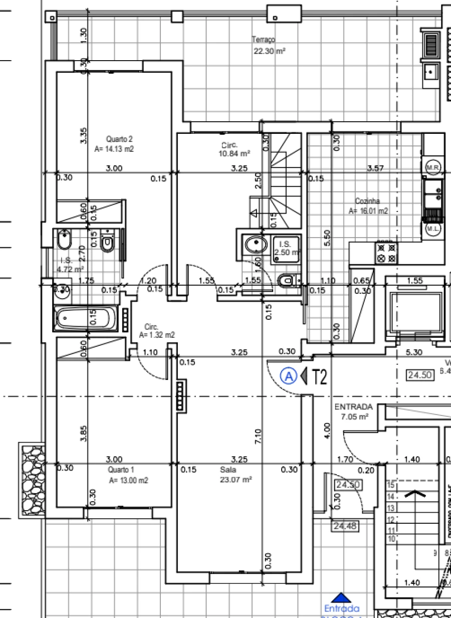 Apartamento T3 para Venda em Seixal, Arrentela e Aldeia de Paio Pires Planta 2