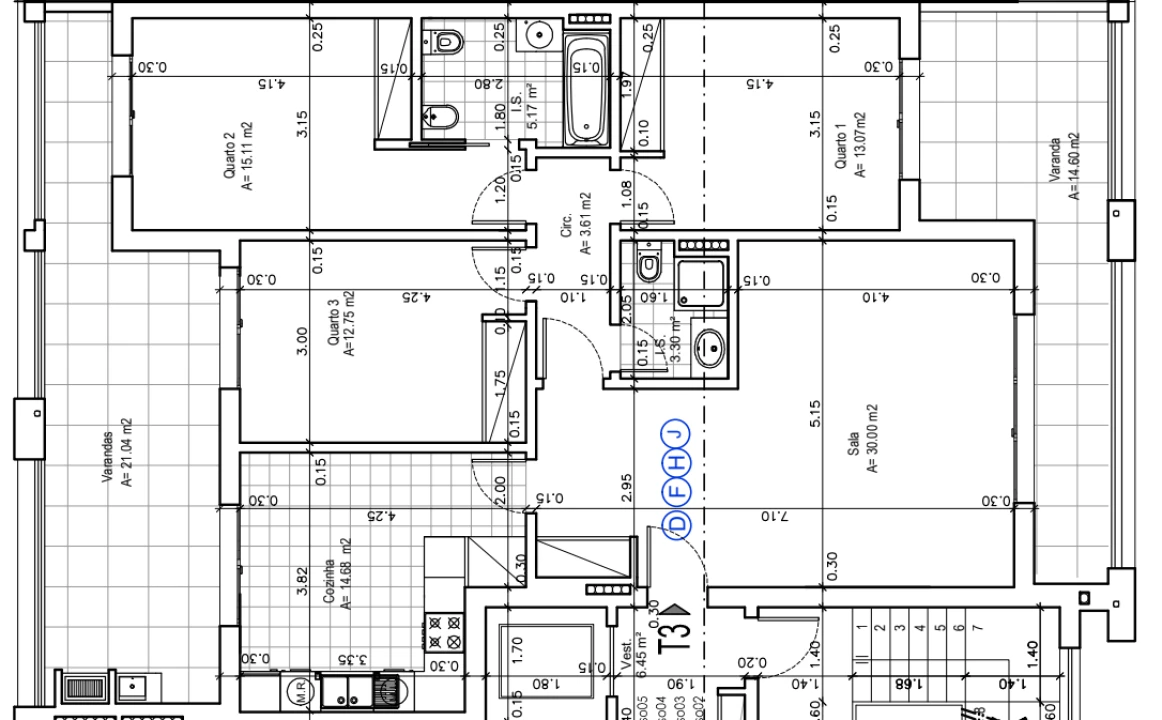 Apartamento T3 para Venda em Seixal, Arrentela e Aldeia de Paio Pires Planta 2