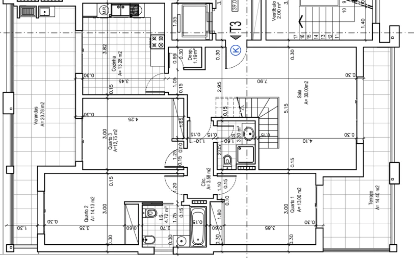 Apartamento T3 para Venda em Seixal, Arrentela e Aldeia de Paio Pires Planta 3
