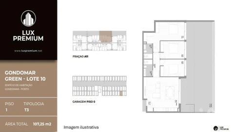 Apartamento T3 para Venda em Fânzeres e São Pedro da Cova