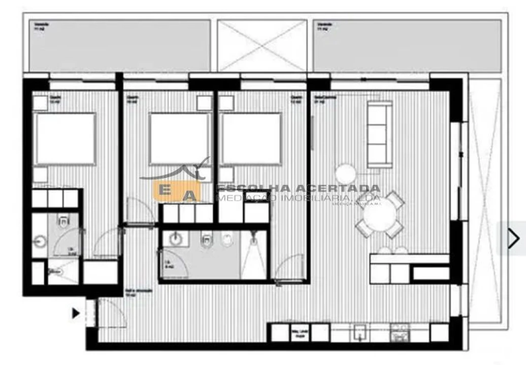 Apartamento T3 para Venda em Matosinhos e Leça da Palmeira Foto 17