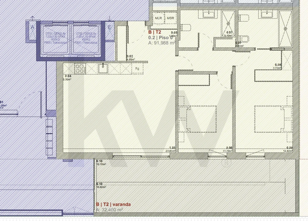 Apartamento T2 para Venda em Vilar de Andorinho Foto 15