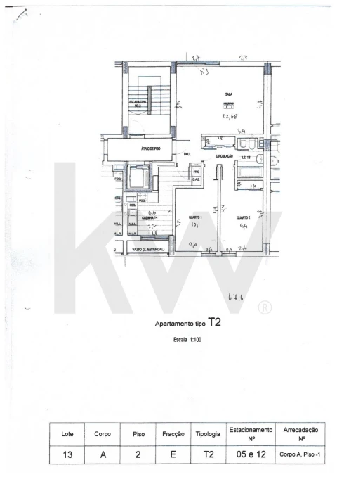 Apartamento T2 para Venda em Odivelas