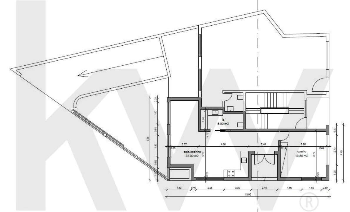 Apartamento T1 para Venda em Carcavelos e Parede Foto 38