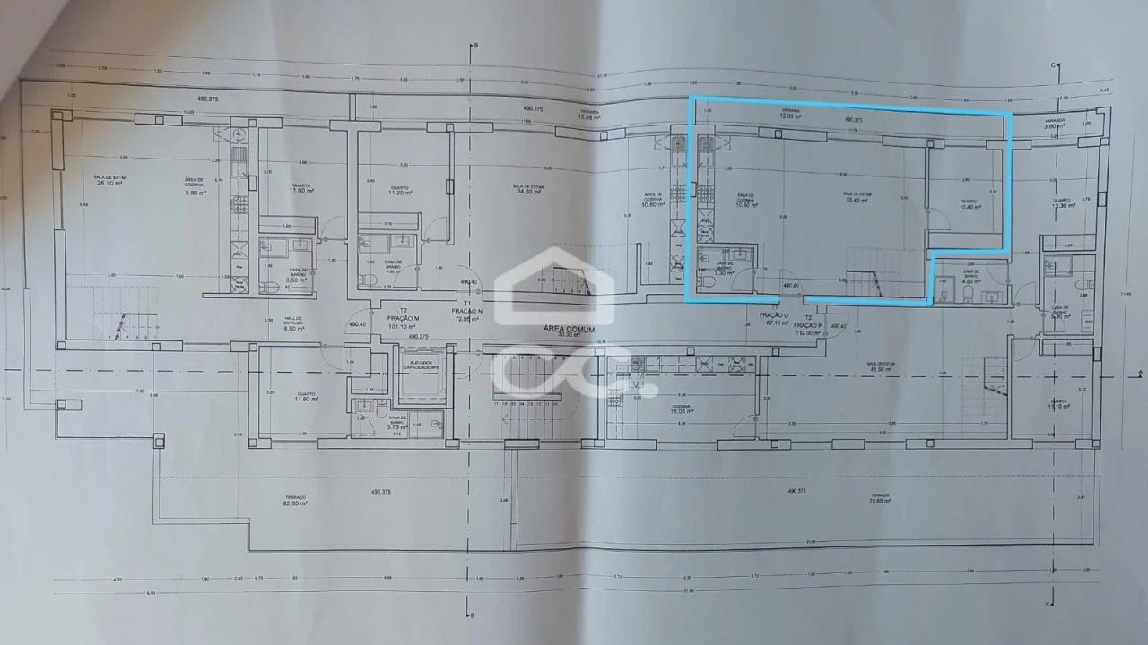 Apartamento T3 para Venda em Viseu Foto 2
