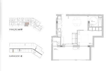 Apartamento T1 para Venda em Oliveira do Douro