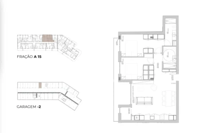 Apartamento T2 para Venda em Oliveira do Douro